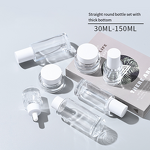 Glass Jar Set Manufacturer - Spot 30ml/50ml/100ml Cosmetic Thickened Screw Cap Transparent Essence Dropper for Skin Care