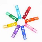 Glass Roller Bottles Manufacturer - In Stock 10ml 5ml Frost Glass Rainbow Color Empty Perfume Roll for Cream and Cosmetic