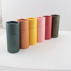 Paper Tube Manufacturer - Custom Strong Kraft Cardboard Child-Resistant Cylinder Cosmetics Lipstick Perfume Vanishing