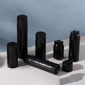 Lotion Packaging Bottle Manufacturer - Factory Wholesale 30ml 50ml 80ml 120ml 150ml New Design PP Cosmetic Black Airless