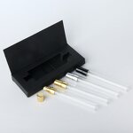 Perfume Bottle Manufacturer - 3ml 5ml 10ml Refillable Round Glass with Box for Small Sample Test Screen Printing