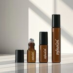 Glass Bottle Manufacturer - Mini Clear Amber Essential Oil 1ml-10ml Test Roller Ball Round Shape 3ml Roll on for Serum