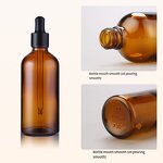 Glass Dropper Bottles Manufacturer - Wholesale Empty Round Flat 5ml to 100ml Amber Brown Tincture Glass Essential Oil