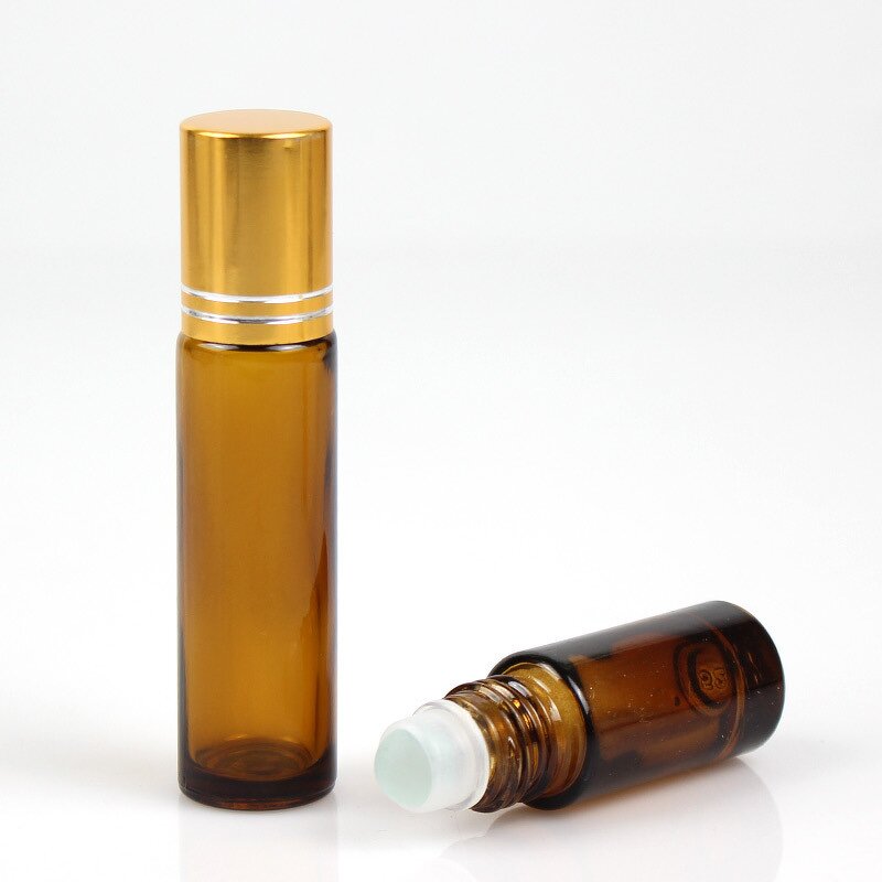 Glass Bottle Manufacturer - Empty Glass Roll Perfume Oil Scents Aromatherapy 5ml 10ml Amber Blue Transparent Glass Ball