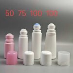 Deodorant Bottles Manufacturer - Wholesale Empty 60ml Round Hdpe Roll on Cosmetic Perfume Packaging Bottle