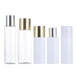 Lotion Bottles Manufacturer - In Stock 100ml 120ml 150ml 250ml 300ml Round White for Plastic PET Skin Care Serum & Toner