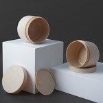 Eye Cream Jar Manufacturer - Cosmetic Packaging 10ml 20ml 30ml 50ml 100ml Biodegradable Wheat Straw with Custom Printing