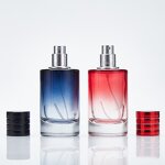 Perfume Bottle Manufacturer - Wholesale 30ml 50ml 100ml round Glass Refillable Hot Sale Empty Spray Screen Printing