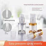 Face Powder Bottle Manufacturer - In Stock 60ml 80ml 120ml Cosmetic Aerosol Spray-Type Dry Powder for Loose Powder Face