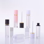 Lip Gloss Tubes Manufacturer - 8ml Round Gradient with Box Packaging Gift Wholesale Empty Plastic Screw Cap Custom Label
