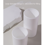 Airless Lotion Bottle Manufacturer - High Quality 30ml-200ml White Plastic PP with Pump Seal for Cosmetics & Shampoo Custom