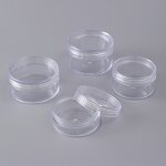 Plastic Jars Manufacturer - Homay High Quantity Clear Small 5g 10g 15g 20g with Cap for Skin Care Cosmetic Face Cream