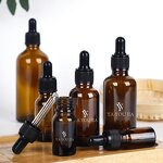 Glass Dropper Bottles Manufacturer - Wholesale Empty Round Flat 5ml to 100ml Amber Brown Tincture Glass Essential Oil