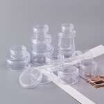 Plastic Jars Manufacturer - Homay High Quantity Clear Small 5g 10g 15g 20g with Cap for Skin Care Cosmetic Face Cream