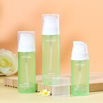 Foam Dispenser Pump Bottles Manufacturer - 100% PCR Reusable PET 100/120/150 ML Clear Purple Green Frost Facia Cleanser