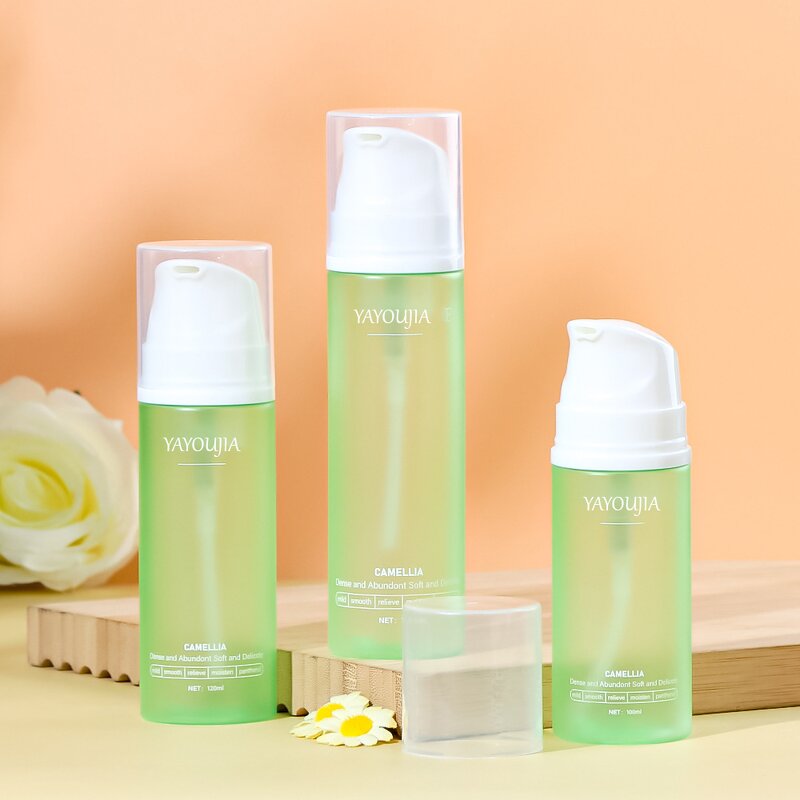 Foam Dispenser Pump Bottles Manufacturer - 100% PCR Reusable PET 100/120/150 ML Clear Purple Green Frost Facia Cleanser