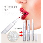 Twist Pens Manufacturer - Transparent Empty 2ml 3ml 5ml Containers for Cuticle Nail Oil Lip Gloss Face Mask Growth Liquid