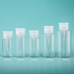 Plastic Bottle Manufacturer - In Stock Empty 100ml 150ml 200ml 300ml Skin Toner Empty Push Down Eye Makeup Nail Polish