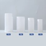 Plastic Container Manufacturer - 15ml 30ml 50ml 75ml ABS Twist-up Bottom Refillable Stick Deodorant Skin Care Including