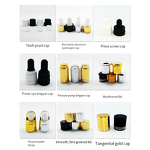 Serum Bottle Manufacturer - 10ml 20ml 30ml 50ml 100ml Amber Dark Brown Empty Cosmetic Glass Toner Spray with Screw Cap