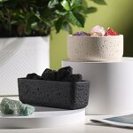 Aromatherapy Product Manufacturer - Hot-Selling High-End Solid Stone Pattern Cement Cup for Candle for Packaging or Gift