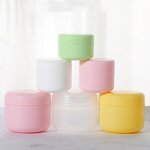 Skin Care Cream Packaging Manufacturer - Hot Sale Luxury 8.5oz Body Butter 250ml White Pink Round Plastic Jars with Lids