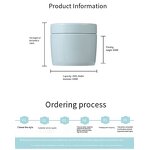 Cosmetic Cream Jar Manufacturer - Stock 250g Plastic pp White pink Green Color Refillable Skin Care Cream Plastic Body