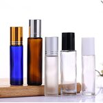 Glass Bottle Manufacturer - Empty Glass Roll Perfume Oil Scents Aromatherapy 5ml 10ml Amber Blue Transparent Glass Ball