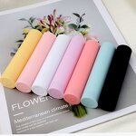 Perfume Bottle Manufacturer - Factory Stock 8ml 10ml Colored Plastic Round Shape Rotating Glass Mouth Refillable Spraying