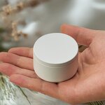 Candle Jars Manufacturer - In Stock 50ml Mini Christmas Round Shape with Lids Small Empty Tinplate Metal Box for Candles