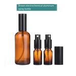 Glass Spray Lotion Bottle Manufacturer - In Stock Matte Amber 5ml-100ml with Screw Cap Dropper Sealed Boxed for Skin Care