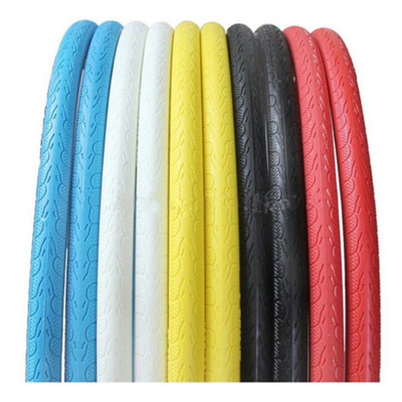 Road Bike Tire Manufacturer - Colored 700*23C 24*1 3/8 Solid Rubber Bicycle