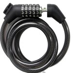 Bike Lock Manufacturer - Safety Anti Theft 5 Digital Code Combination Security Steel Cable