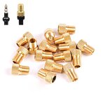 Bicycle Valve Adapter Manufacturer - Copper Presta to Schrader Brass Converter for Mountain Bike Pump Inflator
