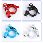 Seat Post Clamp Manufacturer - Colourful 28.6mm 31.8mm 34.9mm Aluminum Alloy Quick Release for Mountain Bike Road Bike