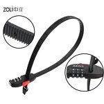 Scooter Helmet Lock Manufacturer - ABS+Stainless Steel Bike Motorcycle 3-digit Password MULTI-PURPOSE Bicycle Accessories