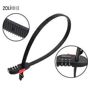 Scooter Helmet Lock Manufacturer - ABS+Stainless Steel Bike Motorcycle 3-digit Password MULTI-PURPOSE Bicycle Accessories