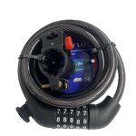 Bicycle Lock Manufacturer - Mountain Bike Theft 5 Digital Code Combination Steel Cable for Mountain Bike Road Bike