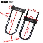 Motorcycle Combination Lock Manufacturer - New Design Anti-breaking U Lock Secure for Motorcycles Electric Cars and Glass Doors