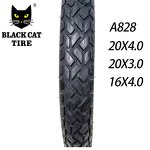 Bike Tires Manufacturer - BLACK CAT A828 FAT 20X4.0 102-406 Heavy for E-BIKE