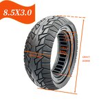Solid Tires Manufacturer - High Quality 8.5x3.0 Explosion-proof Honeycomb Hollow for Kugoo G2 Pro