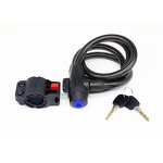 Mountain Bike Lock Manufacturer - New Design Anti-breaking Motorbike Key Lock 12mmx1.2m Chain Cable Anti-theft