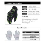 Racing Gloves Manufacturer - Wholesale Full Finger Motorcycle Motorbike Motocross Riding Black Green Red Sport Non Slip
