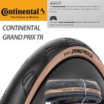Road Bike Tires Manufacturer - Continental GRAND PIRX Tubeless Ready 700x25 /28/30 /32 Puncture Proof TR Folding