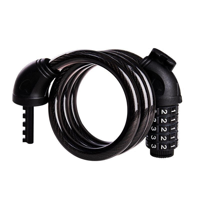Bicycle Lock Manufacturer - Mountain Bike Theft 5 Digital Code Combination Steel Cable for Mountain Bike Road Bike