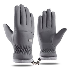Motorcycle Gloves Manufacturer - 2022 Winter Waterproof Full Finger Racing Fleece Touch for Winter Thermal