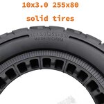 Solid Tires Manufacturer - High Quality Inner Honeycomb Rubber 255X80 10x3.0 Off-Road for Electric Scooters