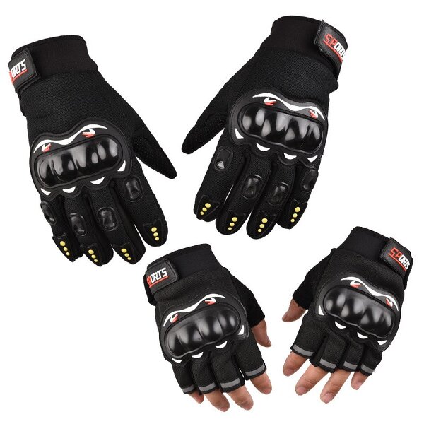 Racing Gloves Manufacturer - Motowolf Sport Touch Screen Knuckle Protection Anti-slip Full Finger Cycling