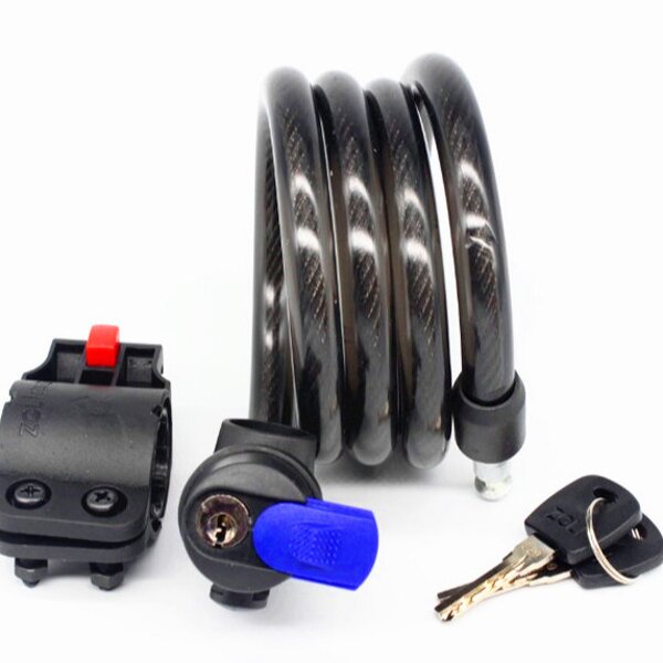 Mountain Bike Lock Manufacturer - New Design Anti-breaking Motorbike Key Lock 12mmx1.2m Chain Cable Anti-theft
