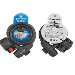 Mountain Bike Lock Manufacturer - Wholesale Anti-breaking Motorbike Key Lock 10mmx1.2m Chain Cable Anti-theft